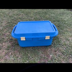 1 - Sterilite 36 GALLON Tote Locker Storage Bin 37” x 22 1/2” x 14 1/2”H w/ Handles 🔻See Below🔻