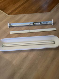 Fluorescent Shop Light Fixture with Tubes
