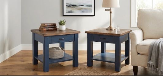 Beautiful Farmhouse Night Stands – Solid Wood Tops