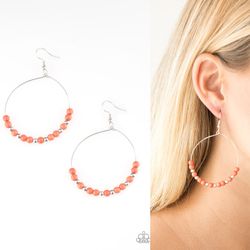 Stone Spa Orange Earrings