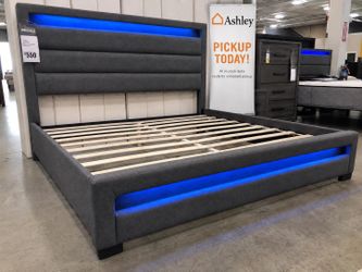 NEW Ashley Verishaw LED Bed — Bluetooth + Subwoofer
