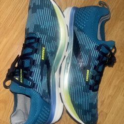 Brooks Ricochet 2 Blue Green Running Athletic Sneakers Men’s - Sz 10.5