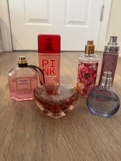 Collection of different brands of perfumes