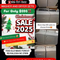 Washer And Dryer $595 Free Delivery
