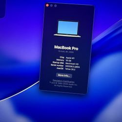 Macbook pro 13inch 16gb ram M1chip
