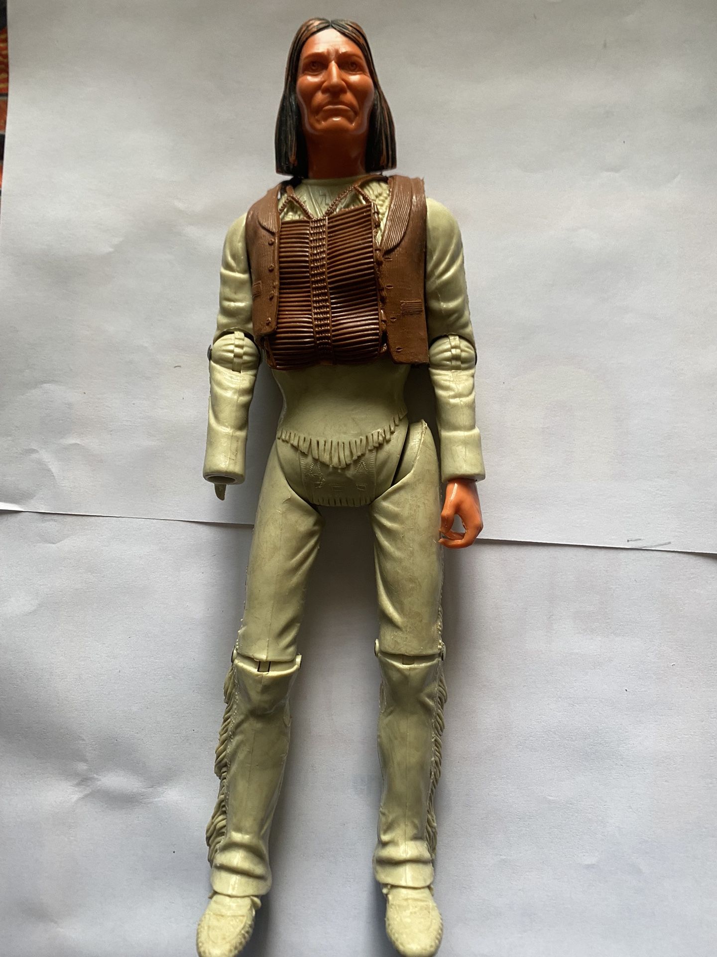 Vintage Geronimo Figure By Marx Toys Johnny West Collection