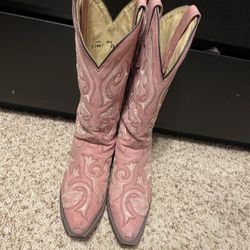 Pink Cowboy Boot