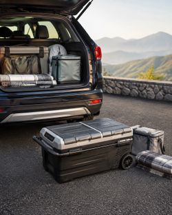 Dual-Compartment Portable Car Fridge/Freezer – $169.99