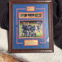 2016 Cubs World Series Plaque