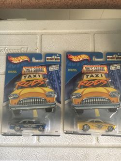 Hot wheels Times Square taxi rods