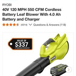 RYOBI Blower 