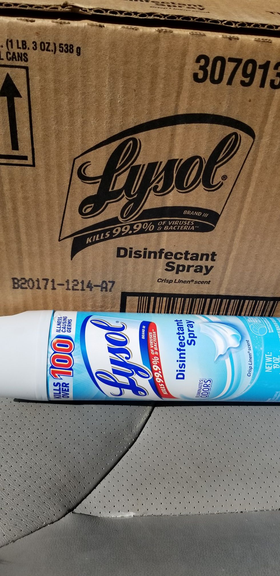 8pk of Lysol Disinfecting Spray 19oz