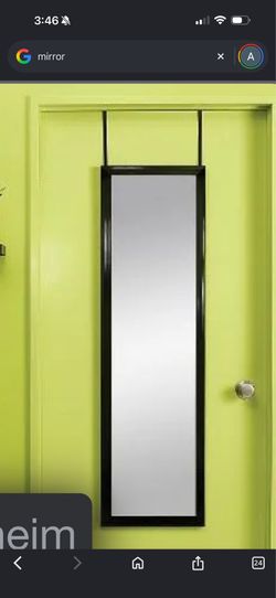 Mirror behind the door