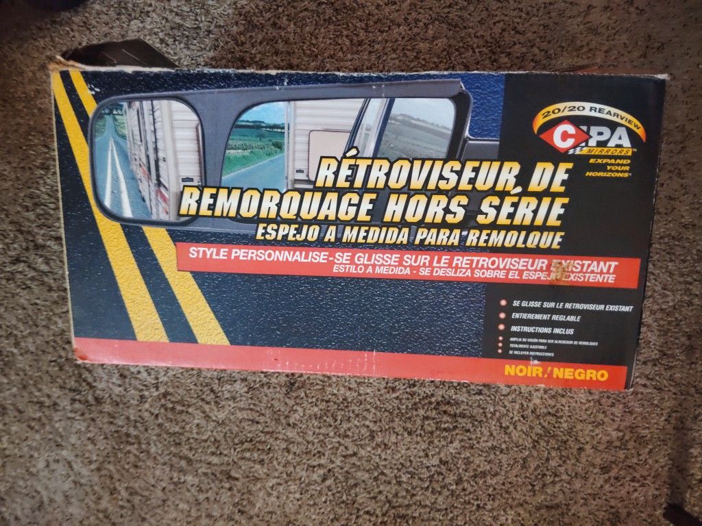 CIPA 10800 Custom Towing Mirror - Chevy/GMC/Cadillac Pair - No Manual