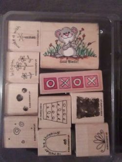 Stamping set