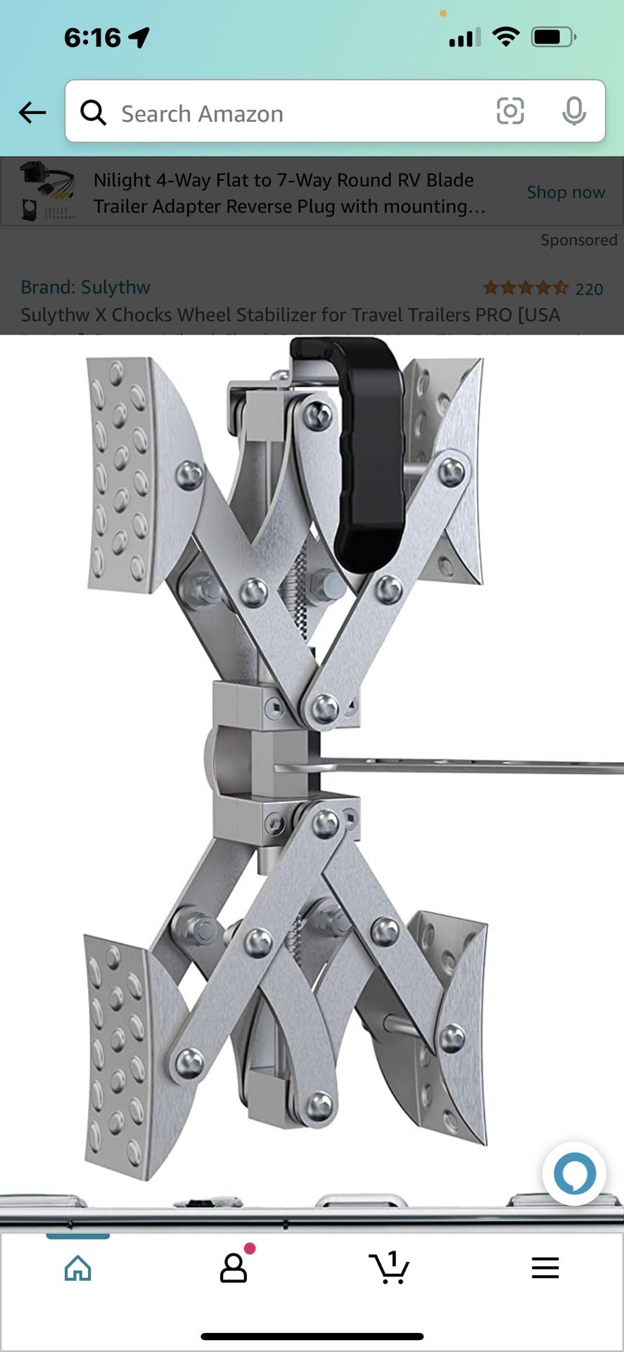 Sulythw V Chock Wheel Stabilizer