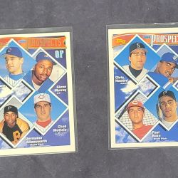 1994 Prospects TOPPS Baseball Card Bundle #616 #688