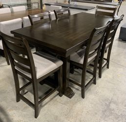 New Counter Height Dining Set 7-piece 