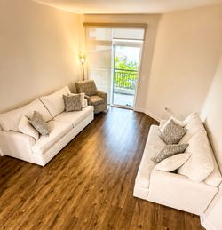 Like New Modern Living Room Set – 2 Sofas + Accent Chair