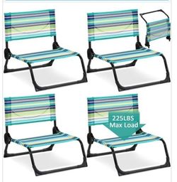 4 PC FOLDABLE CHAIRS