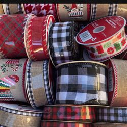 Christmas Wired Ribbon