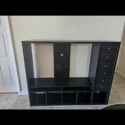 TV Console With Storage 