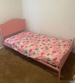 Twin Pink Bed