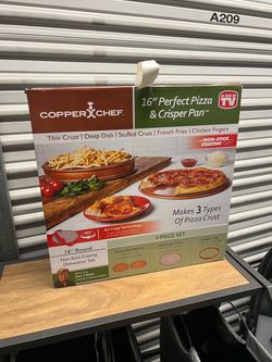 Copper Chef 16" Perfect Pizza & Crisper Pan Set