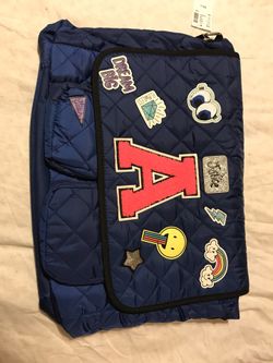 Brand new Justice messenger bag A & B initial