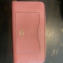 Rose Petal Coach Wallet