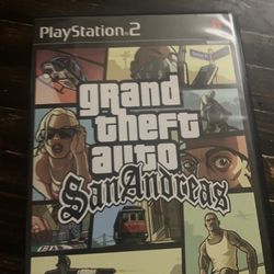 Grand Theft Auto: San Andreas manual for the Playstation 2