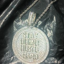 Stay Humble Hustle Hard Pendant 