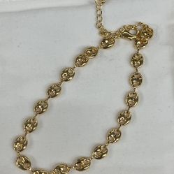 18k 5x gold plated GG links women anklet ✅✅✅