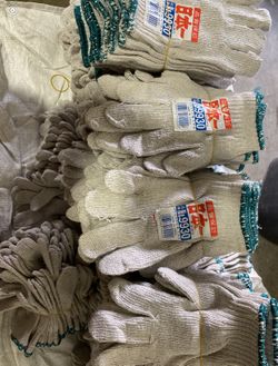 New working gloves $1 for pair,$10 for dozen of 12 pair