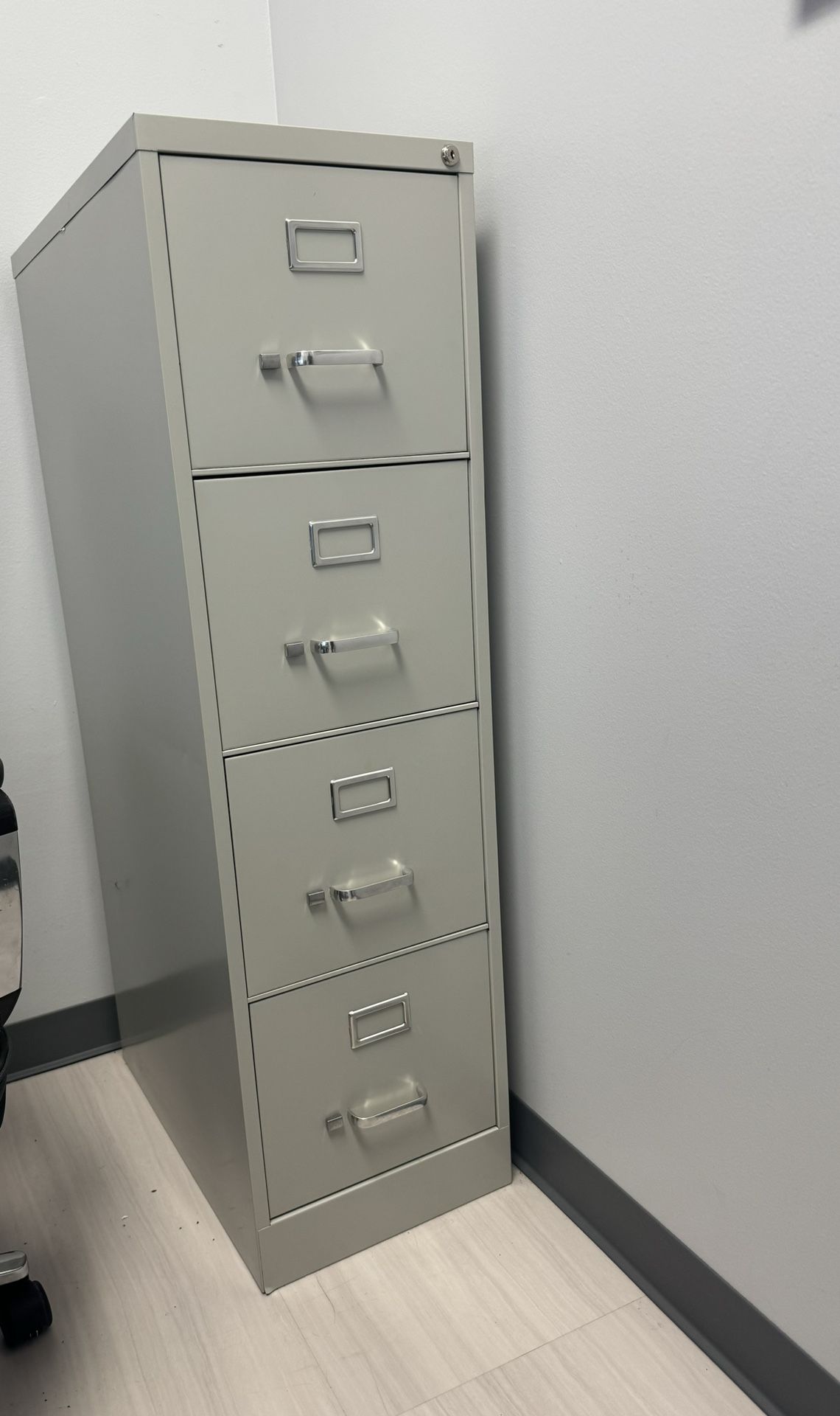 Vertical File Cabinet 4 Drawer Tan