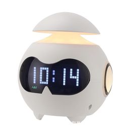 Alarm Clock & Bluetooth Speaker with Emoji
