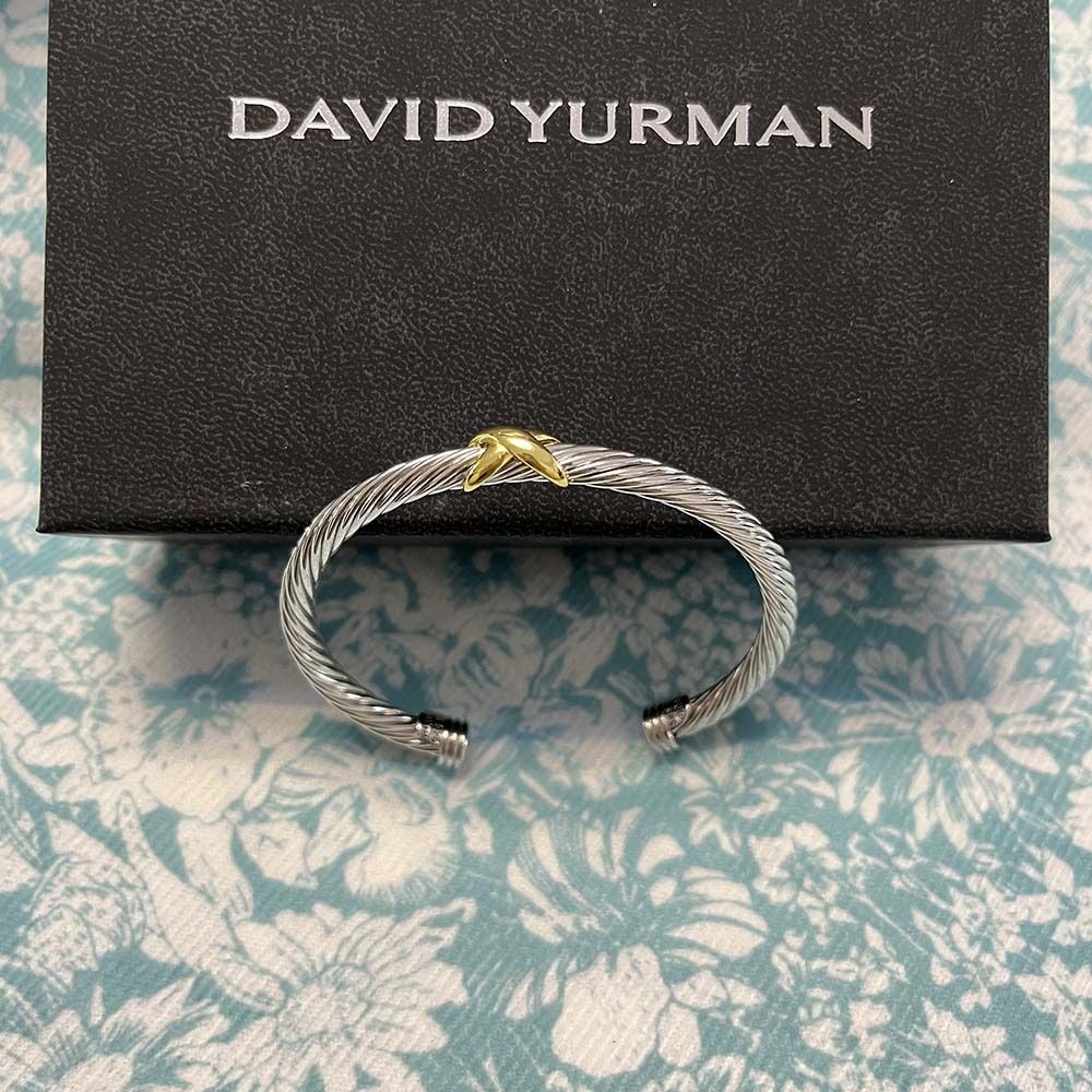 Sterling Silver And 18Karat Gold Bracelet