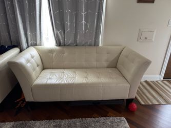Leather couch or loveseat