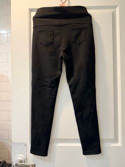 Black High-Waist Stretch Skinny Pants