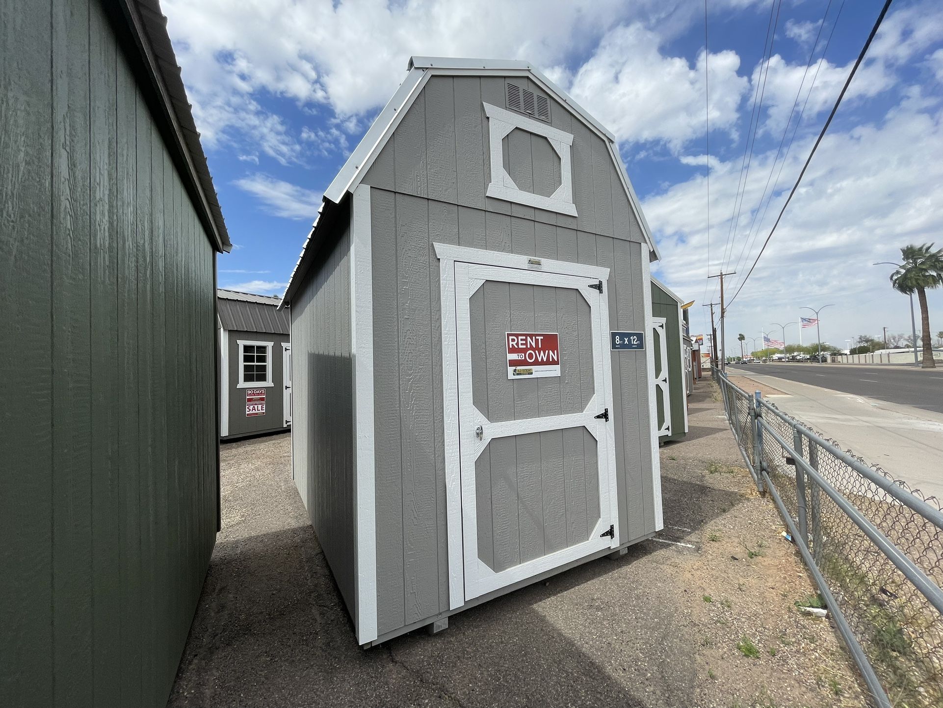 8x12 Lofted Self Storage