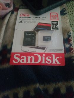 256GB microSD Card Sandisk Ultra microSDXC UHS-1 Card