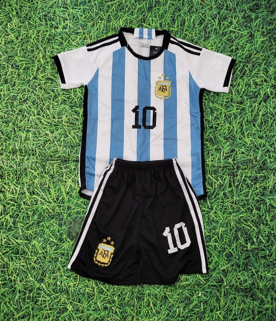 Argentina Messi Kids Uniforms 