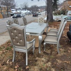 Beautiful Dining  Set  & 8 Chairs 