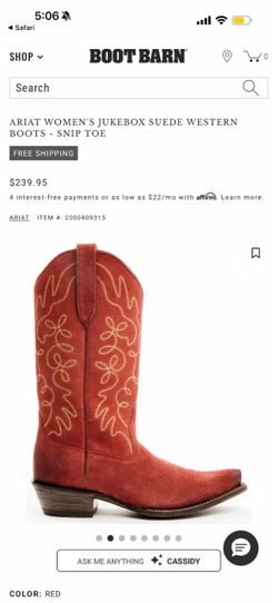 Women Ariat boots size 7