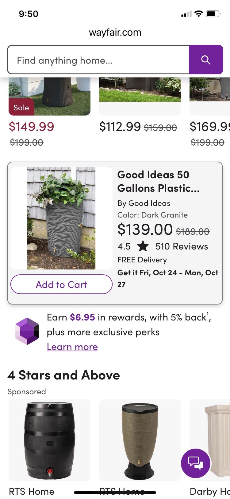 Rain Catching Barrels W/ Planters