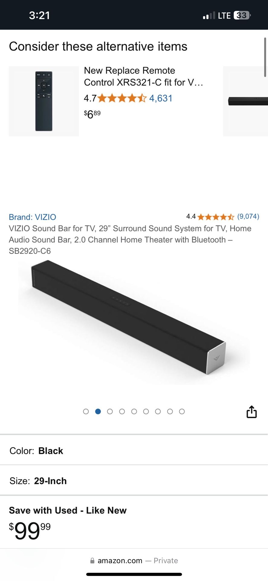 Vizio Sound Bar