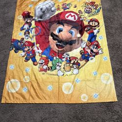 Throw Blanket Super Mario