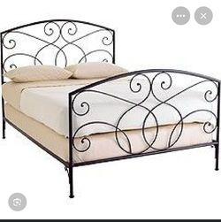 Discontinued  Pier One bed frame full extra long