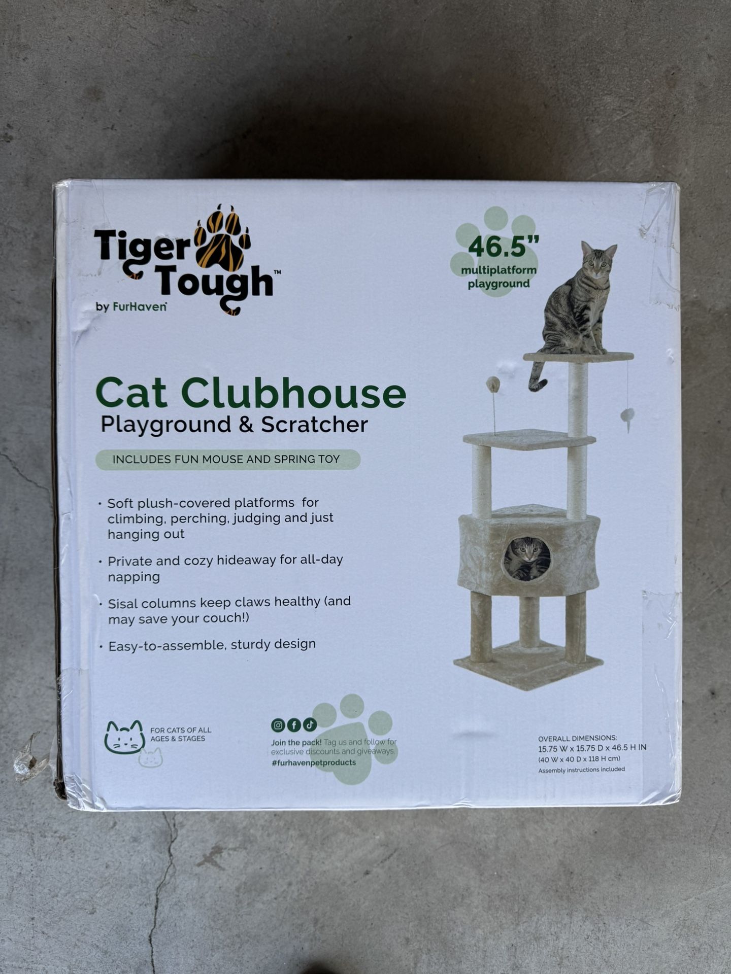 NWT Cat tree House