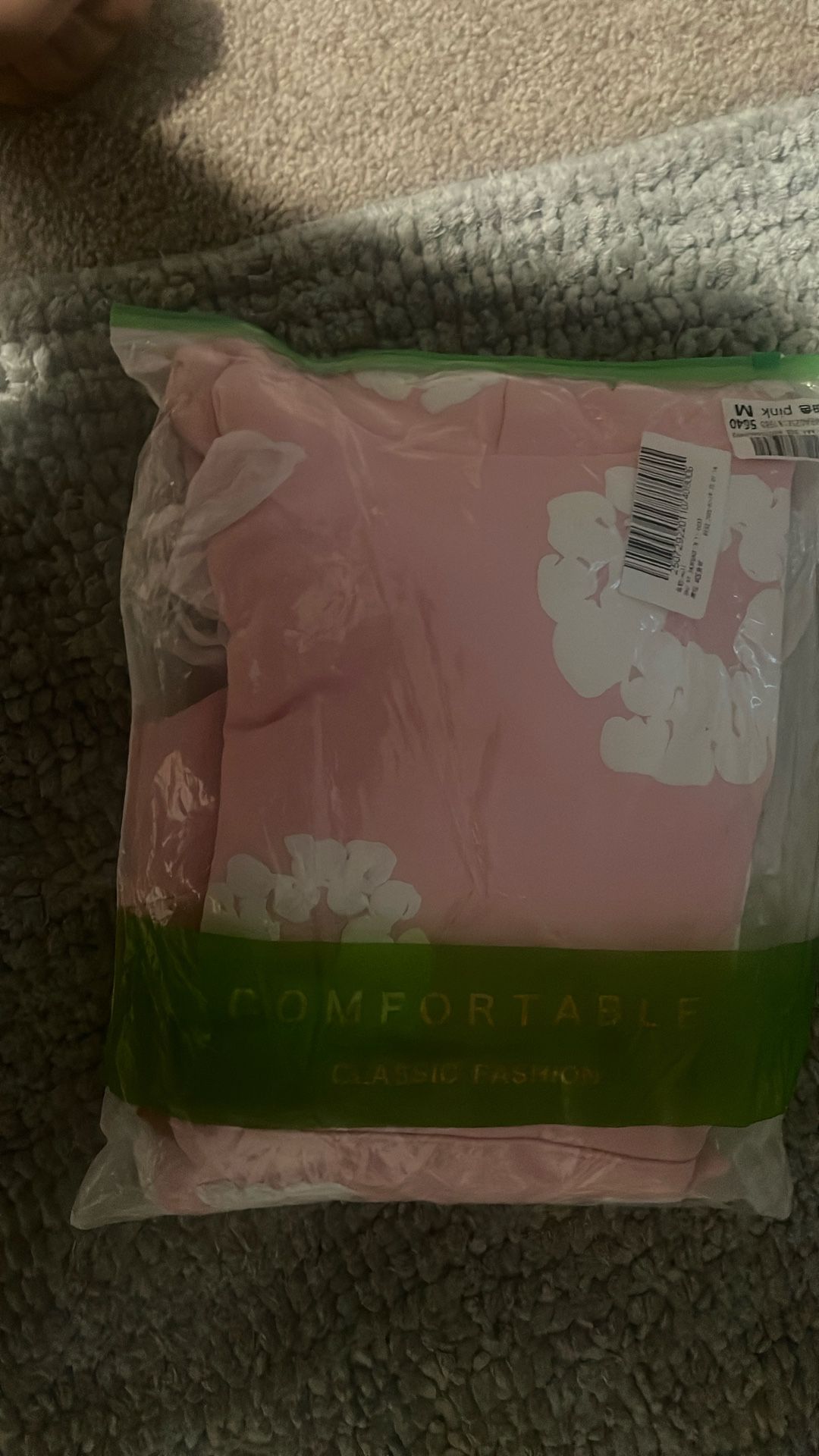 Denim Tear Hoodie Pink